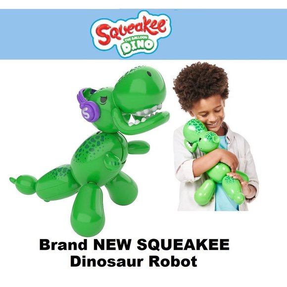 NEW Squeakee The Balloon Dino Interactive Dinosaur ROBOT Pet Toy - Picture 2 of 16